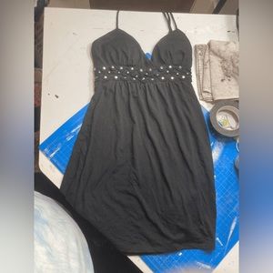 My Michelle Studded Black Dress